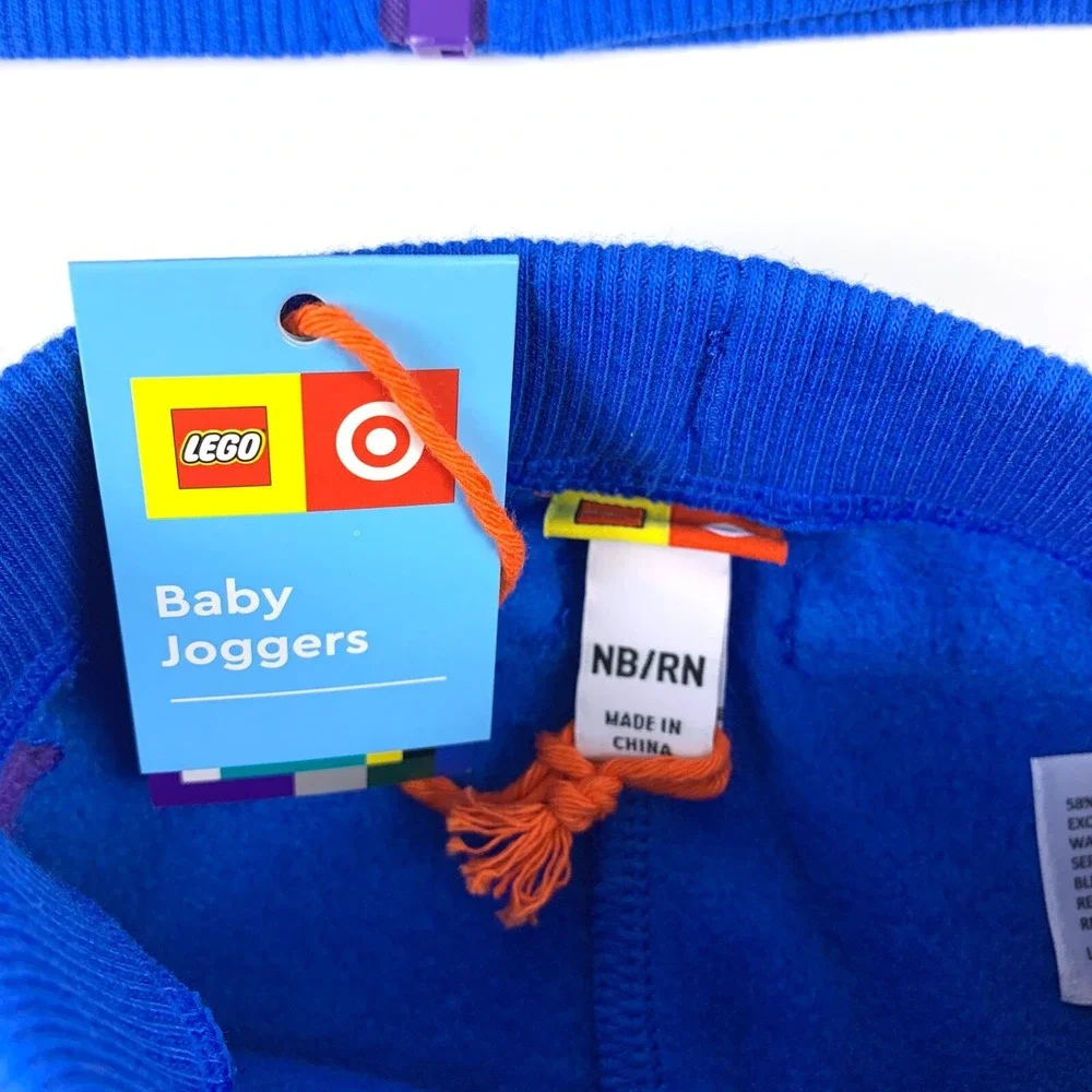 Lego x‎ Target Baby Track Suit Sz Newborn Track Jacket Joggers Blue & Purple